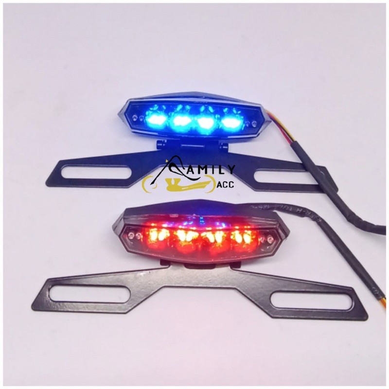 Lampu Stop Sein + Breket Model KLX Belakang Rx King KLX + Sen Sein Rx King KLX CB Universal