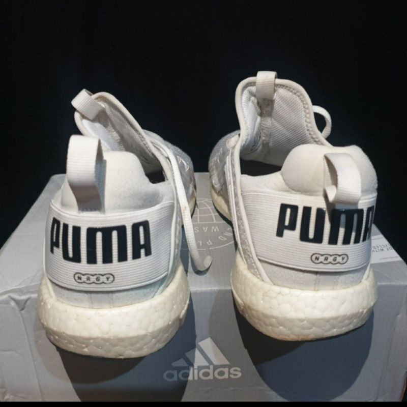 sepatu Puma NRGY slip on original putih