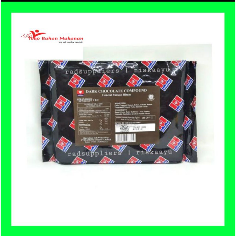 

Diamond Milk coklat compound 1kg