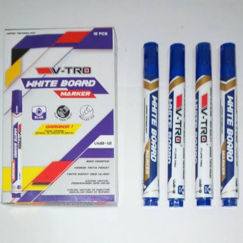 

Spidol Whiteboard V-Tro Biru