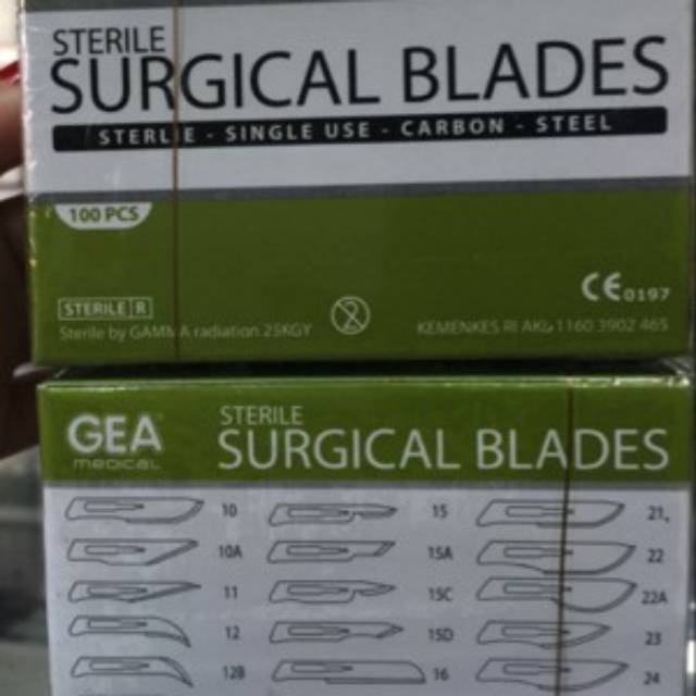Pisau Bedah GEA Medical No 20 Bisturi Mata Pisau