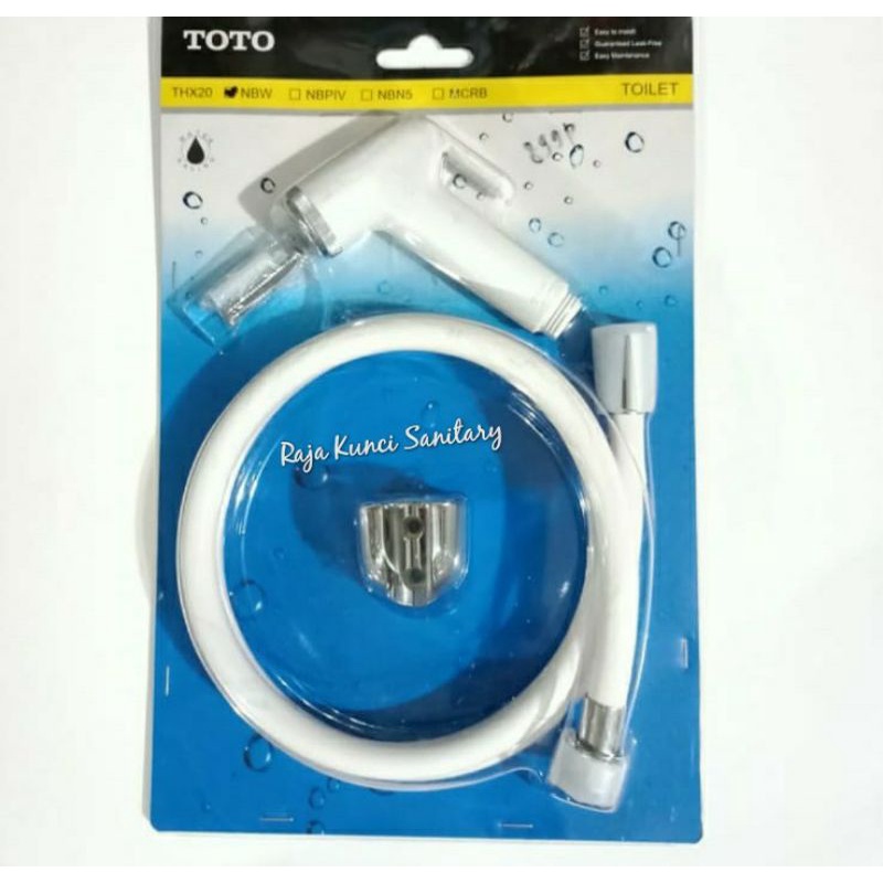 JET SHOWER TOTO THX20NB#W/JET SHOWER TOTO THX20N Putih/Shower Closet