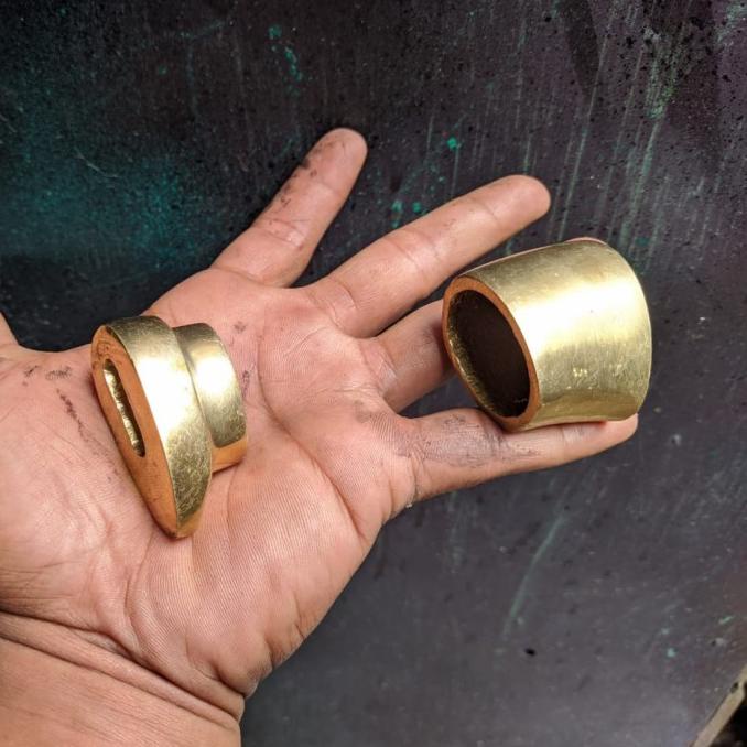 dural kuningan aksesoris golok