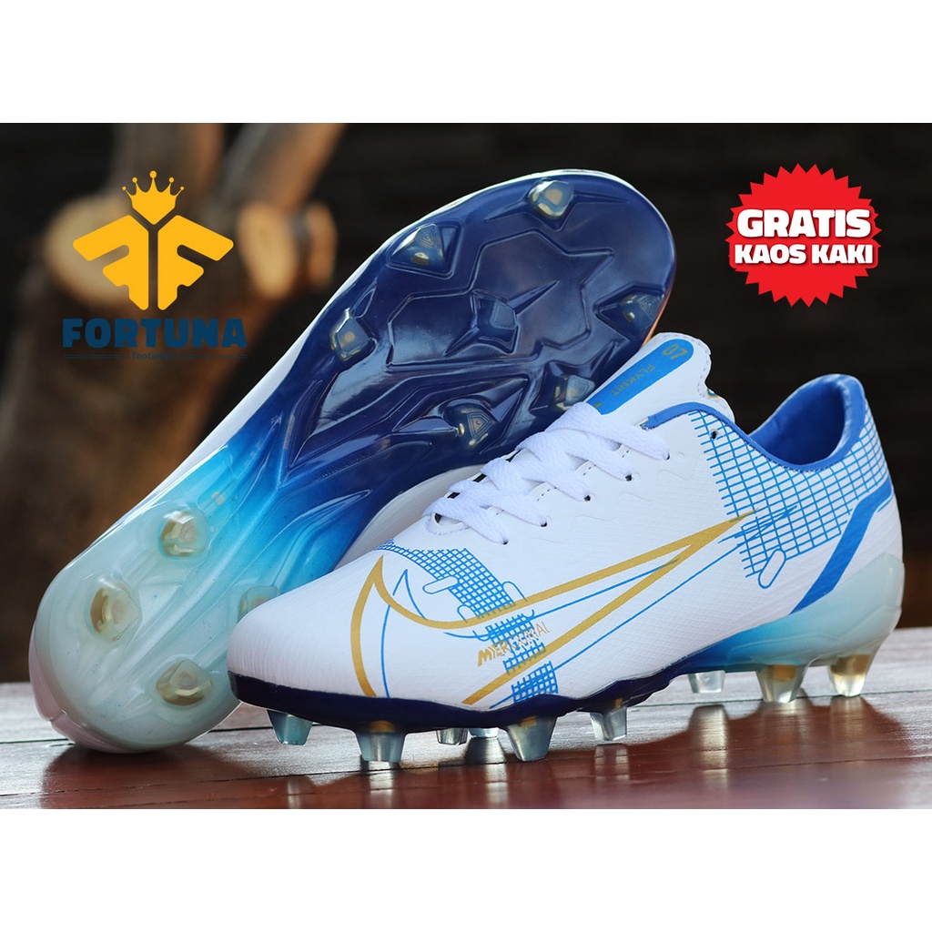 Sepatu Bola Nike Mercurial Olahraga Pria-putih