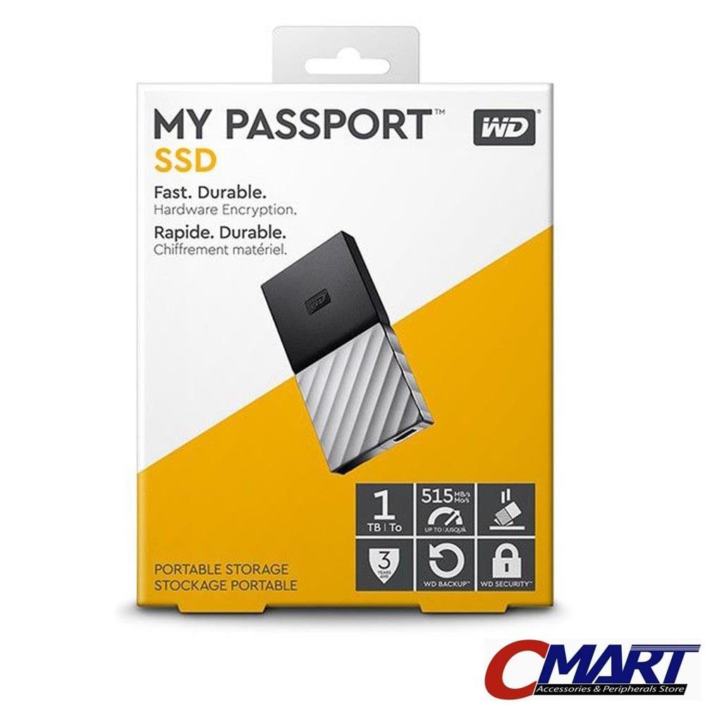 WD My Passport SSD 1TB External MyPassport Eksternal - WDBK3E0010PSL