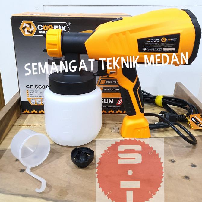 CF-SG001 SPRAY GUN LISTRIK SEMPROTAN ANGIN CAT HEAVY DUTY COOFIX SG001