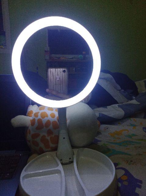 Herbaay Cermin Kosmetik LED Dua Disi Illuminated Mirror