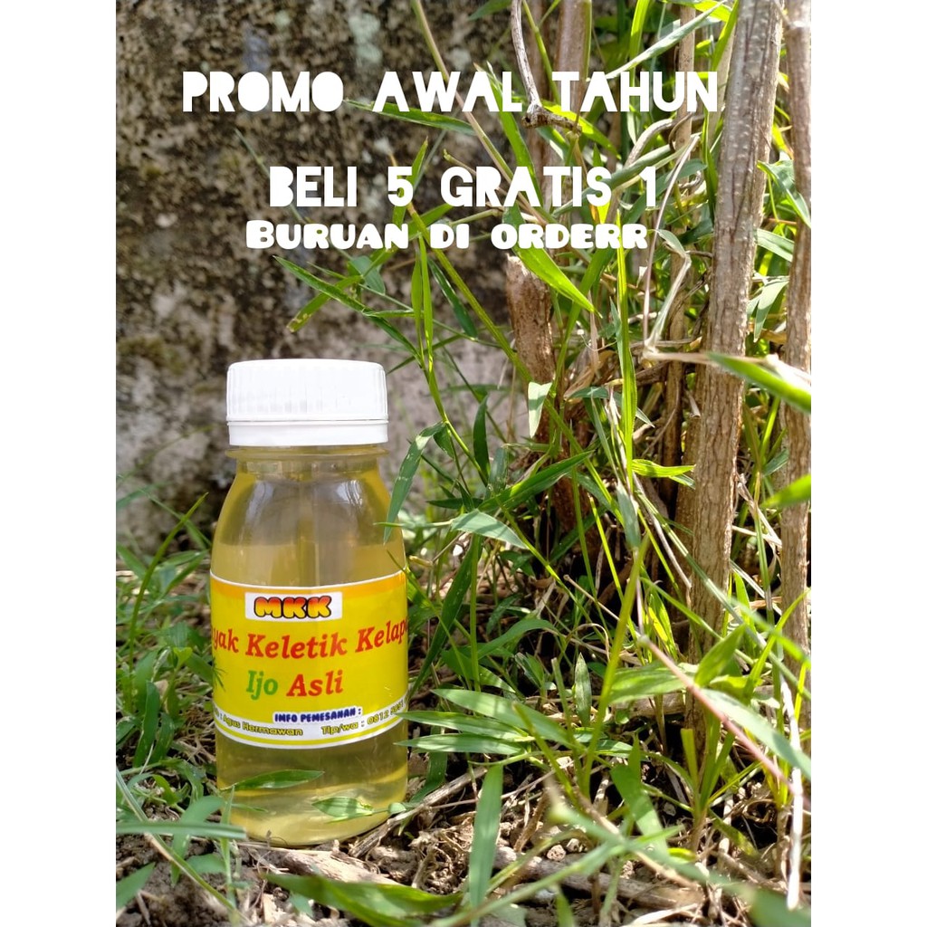 

Promo minyak kelapa asli 60ml/minyak kelapa murni/minyak kelapa ijo asli/minyak keletik asli.