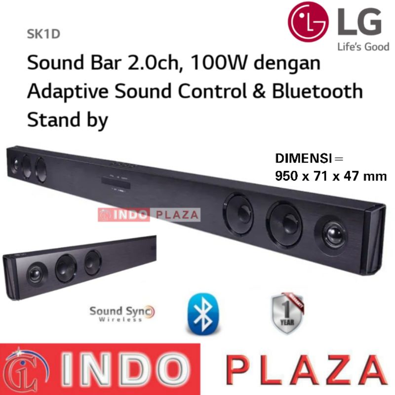 LG Soundbar speaker SK1D