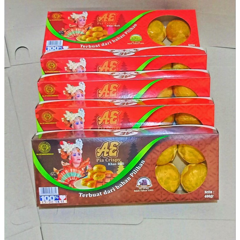 Pia Crispy AE (isi 10 pcs) Variant rasa Cokelat