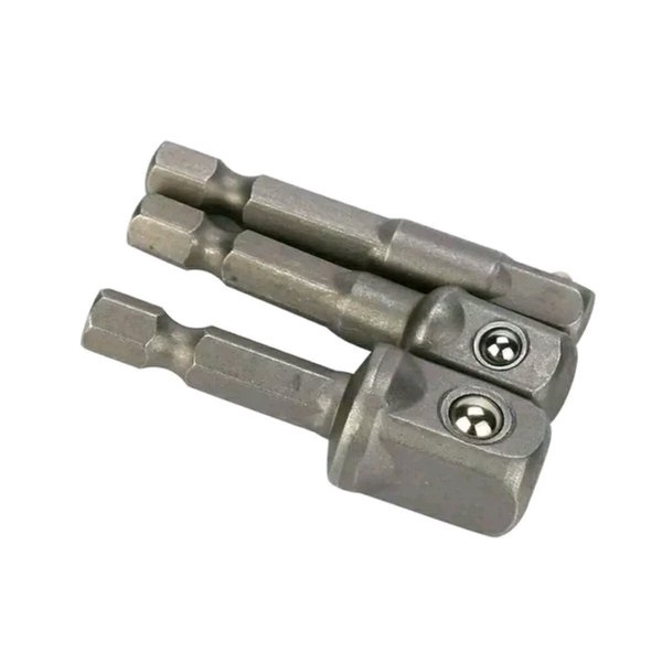 Adapter Hex Key Shock Mesin Bor Impact Driver Wrench Adaptor Kunci Sok Sambungan Sock Konektor Penya