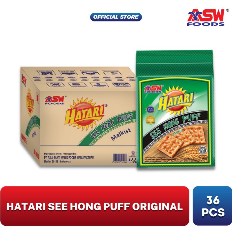 Biskuit Hatari Malkist Manis See Hong Puff (DUS)| Hatari Malkist | Hatari Crackers