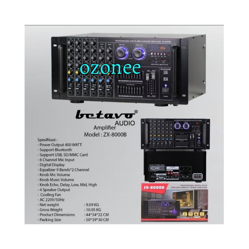 AMPLI BETAVO ZX 8000B AMPLIFIER BETAVO ZX8000B ORIGINAL