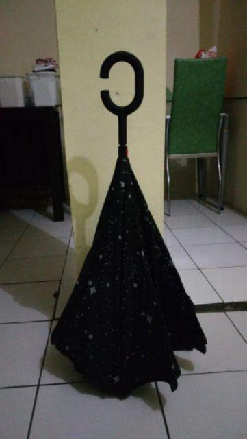 Payung Terbalik Payung Mobil Upside Down Umbrella Kazbrella