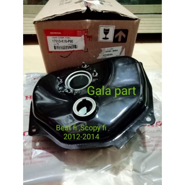 17510 K16 P90 TANK COMP TANGKI BENSIN BEAT FI / SCOPY FI STATER KASAR ORIGINAL AHM