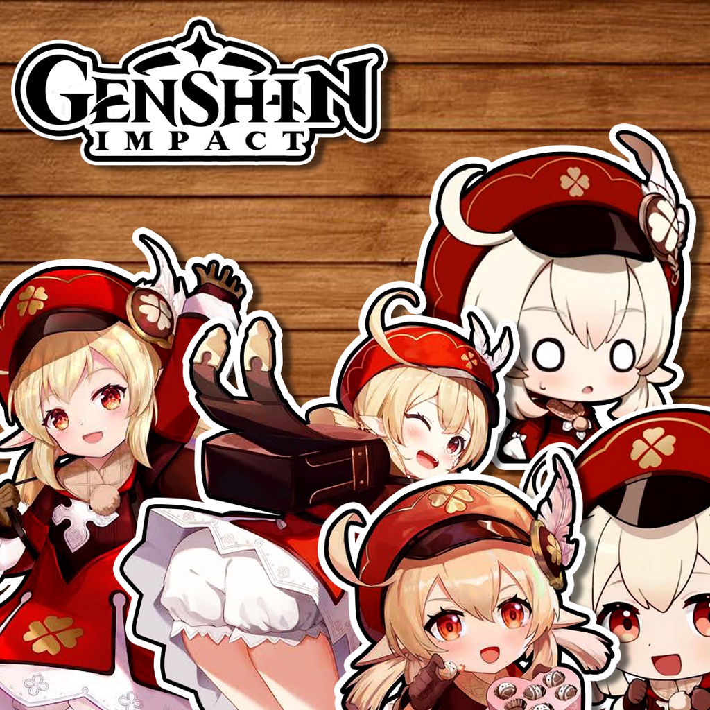 

Sticker Genshin Impact Klee / stiker pack anime waterproof