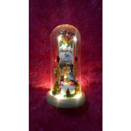 TEMPAT CINCIN DOME/KUBAH KACA LED