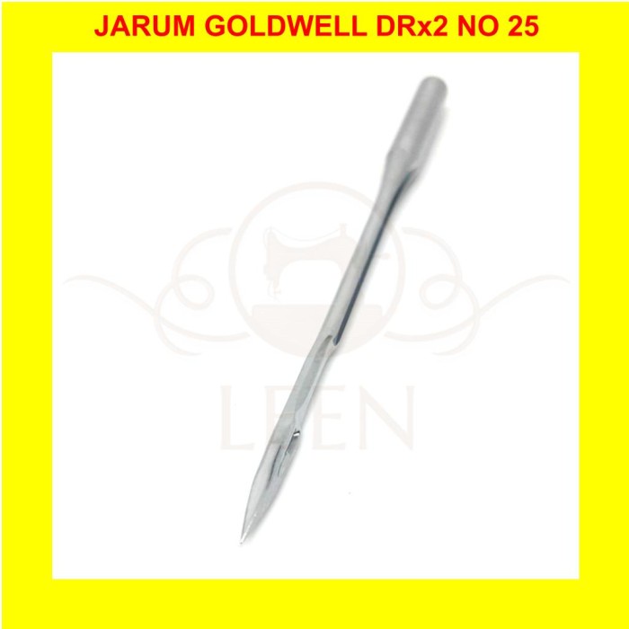 Jarum GOLDWELL DRx2 No 25 Mesin Jahit Karung Newlong DN-2HS DS-2 LEEN