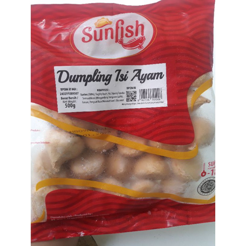 

Sunfish Dumpling isi Ayam 500gr