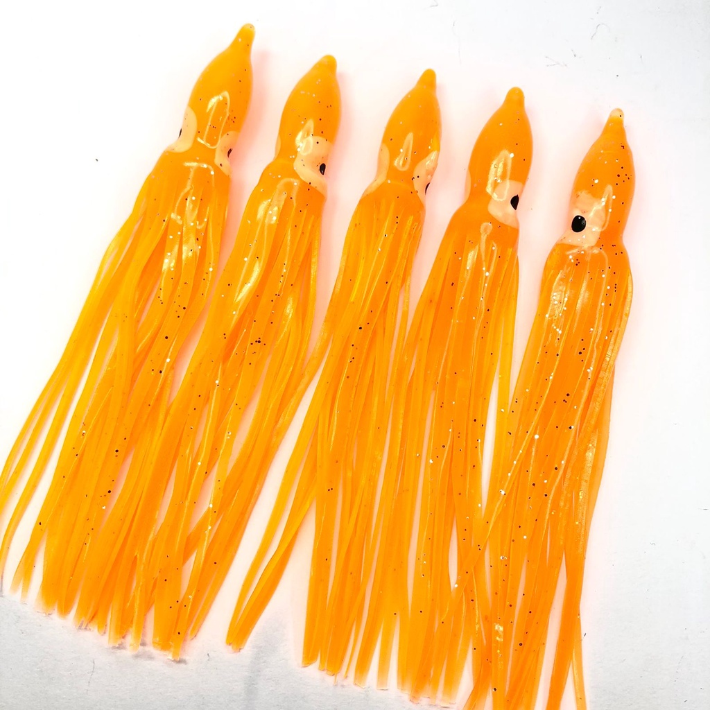 OCTOPUS SKIRT 5 pcs CUMI-CUMI KARET Warna ORANGE