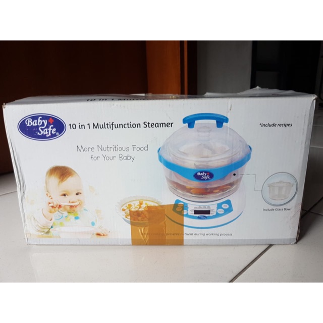 Multifunction Steamer 10 in 1 Baby Safe