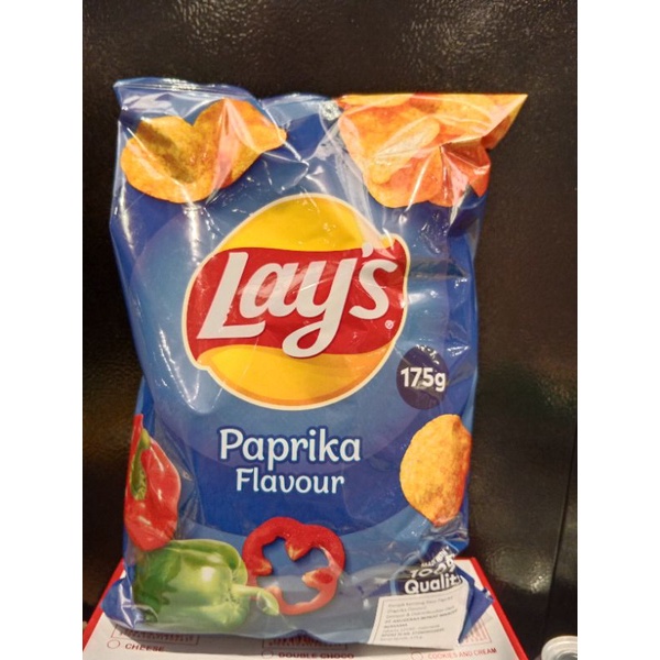 Jual Lays Potato Chips Paprika Flavor 175 gr Shopee Indonesia