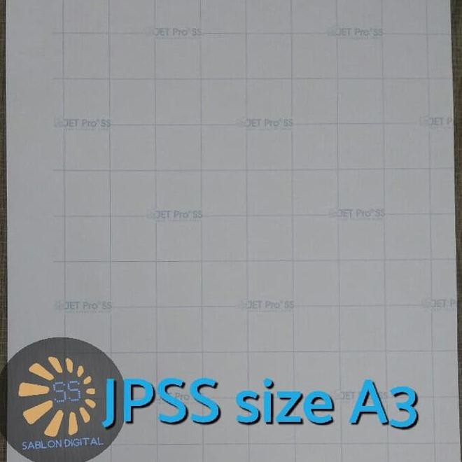 

Jpss Size A3 Transfer Paper Jet Pro Ss Kode 994