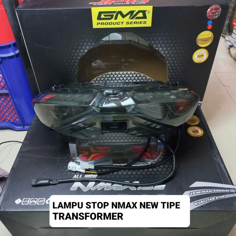 Stoplamp Lampu Stop NMAX New 2020 Tipe Transformer JPA Red/Blue