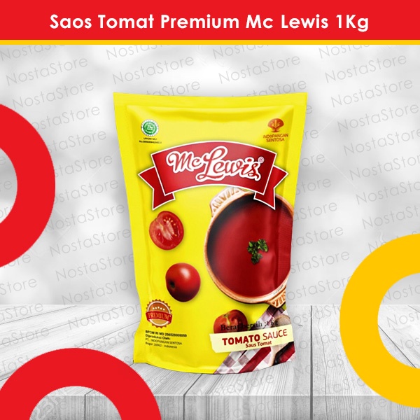 

Mc Lewis Tomato Sauce / Saus Tomat Premium - 1Kg