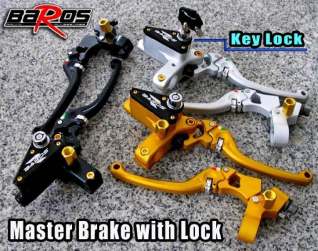 Mastet Rem Baros Tabung Kunci Lock Motor RX King - R25 - Ninja 250 - R15 - Xabre - Byson DLL