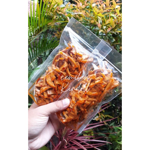 

Basreng stik pedes extra daun jeruk kemasan poch