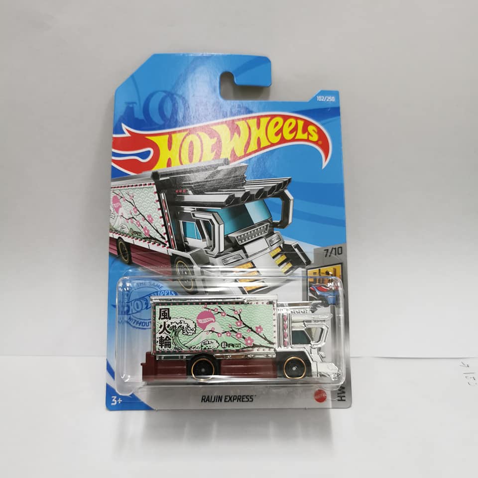 Diecast Hot Wheels RAIJIN EXPRESS Hijau HW Hotwheels Mobil Mainan Anak Lot L &amp; M 2021