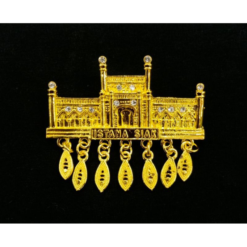 BROS PIN KHAS MELAYU RIAU PEKANBARU LANCANG KUNING DAN ISTANA SIAK BUDAK MELAYU RIAU-1