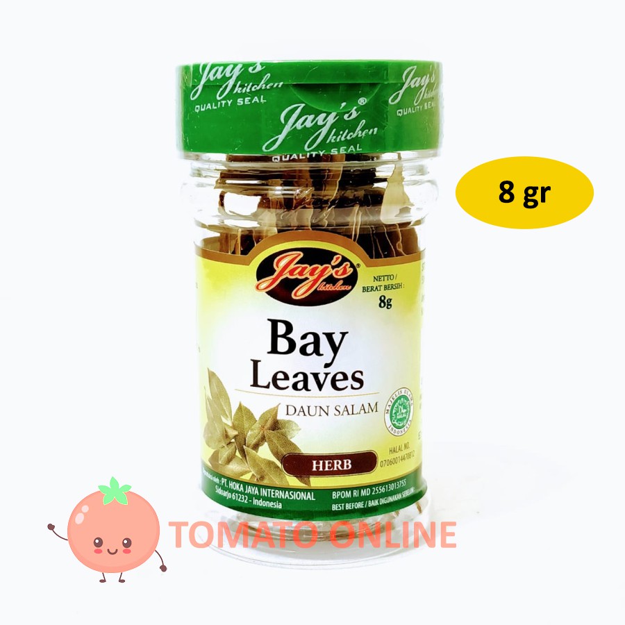 

Jay's Jays Bay Leaves Daun Salam 8 G gr gram / 8gr