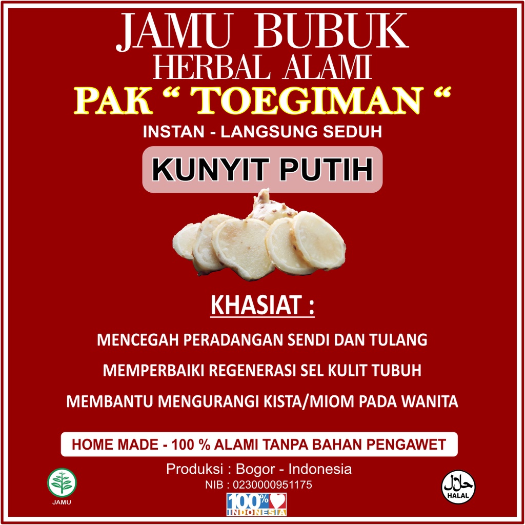 

Kunyit Putih ORIGINAL
