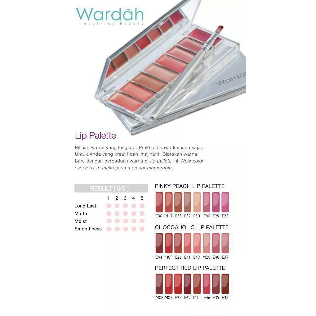 WARDAH PALLETE LIP 10GR