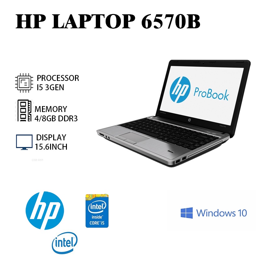 Jual Laptop Like New Hp Probook 6570b Core I5 Gen 3 Harga Murah Shopee Indonesia 6387