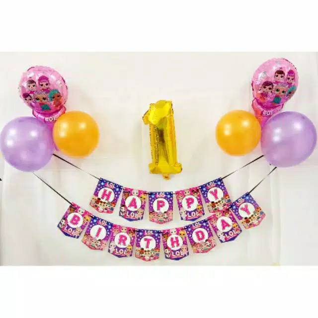 BALONTOYS PAKET ULTAH SIMPLE PAKET HAPPY BIRTHDAY 