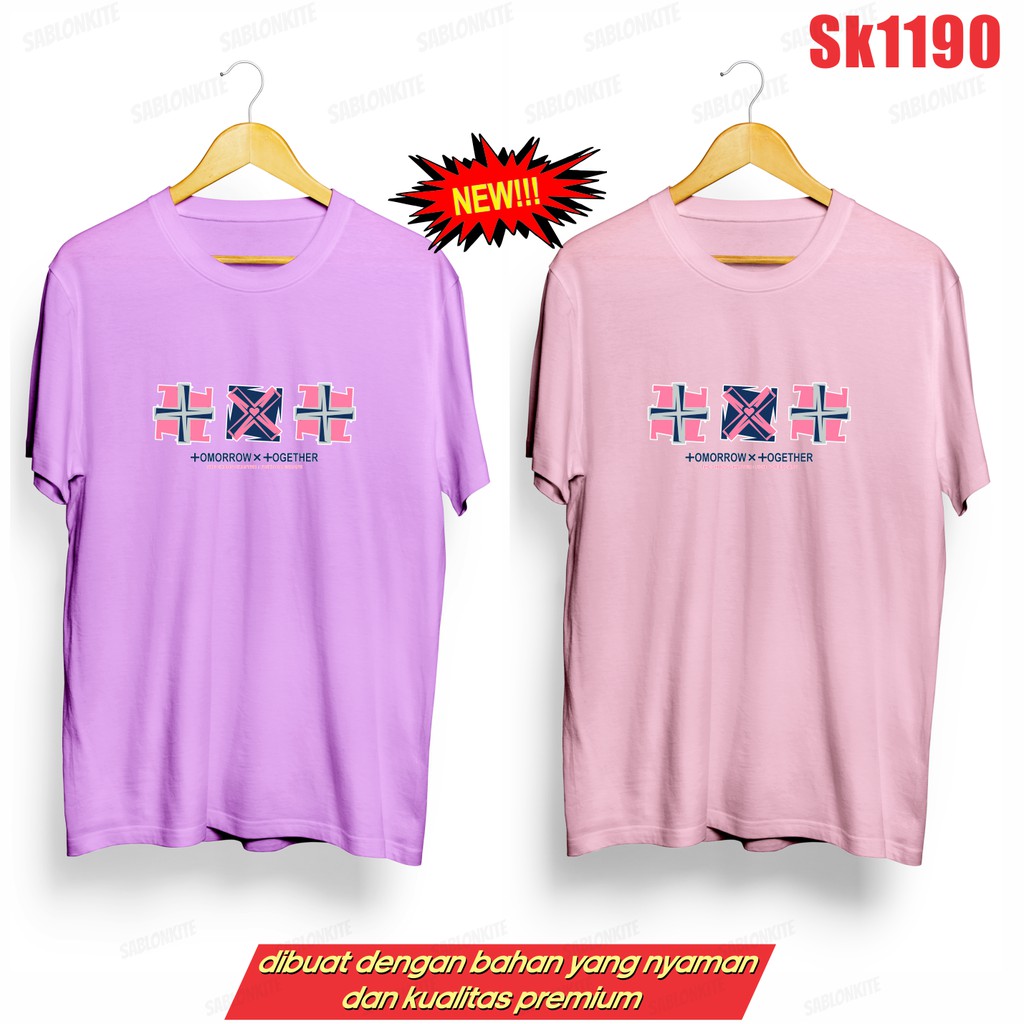 MURAH!!! KAOS KPOP LOGO NEW BESAR SK1190 FIGHT OR ESCAPE UNISEX