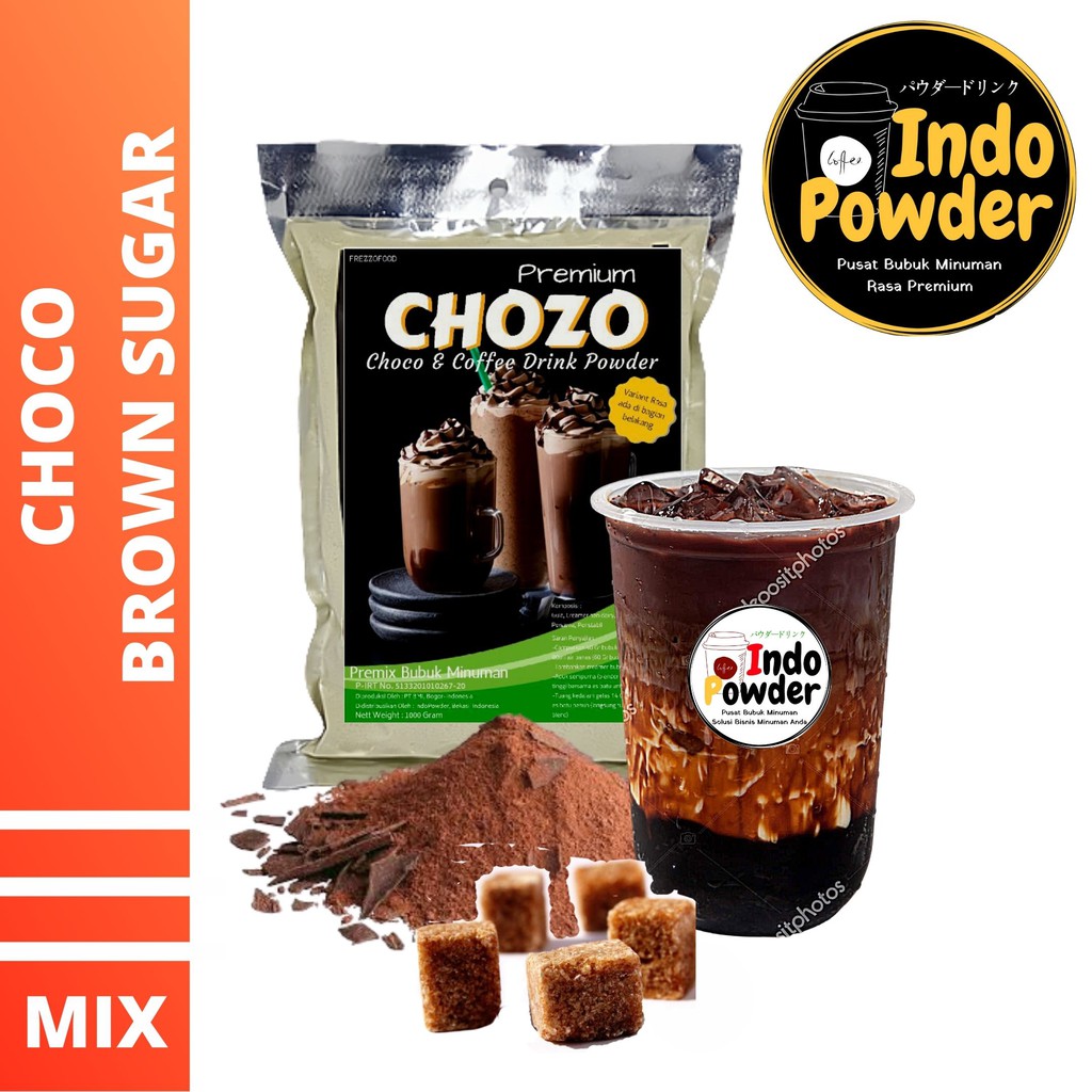 Bubuk Minuman CHOCO BROWN SUGAR 1Kg - Bubuk CHOCO BROWN SUGAR 1Kg - CHOCO BROWN SUGAR Bubuk 1Kg