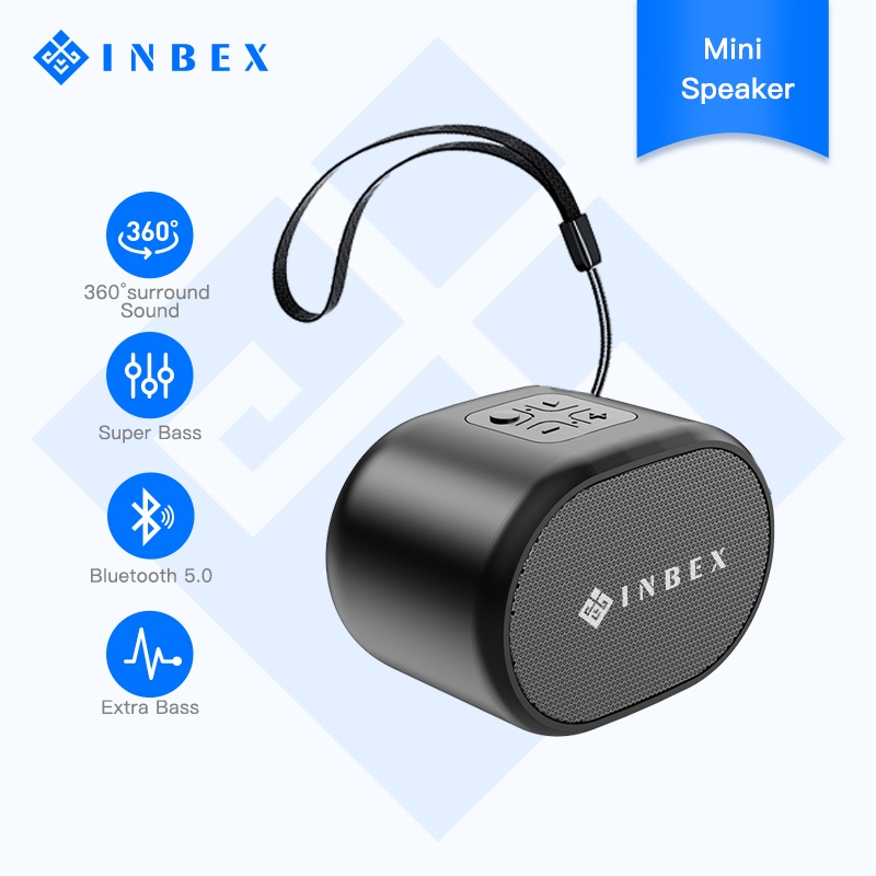 DK11S INBEX Speaker Bluetooth 5.0/Portable Wireless Speake/Super Bass Mini Stereo Original/HD Sound