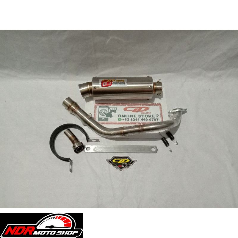 KNALPOT CLD RACING TYPE C2 BULAT BEAT BEAT FI NEW BEAT FI SCOOPY SCOOPY FI