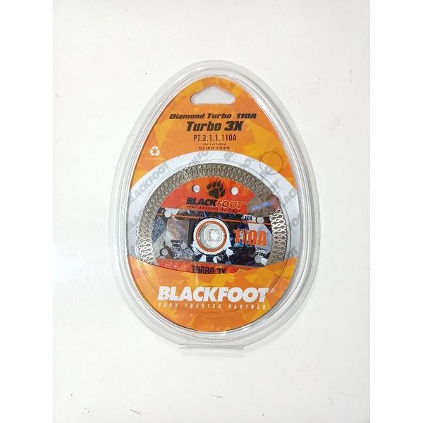 Mata Pisau Gerinda Blackfoot Batik turbo 3x / Mata gerinda Potong keramik granit marmer Blackfoot Tu