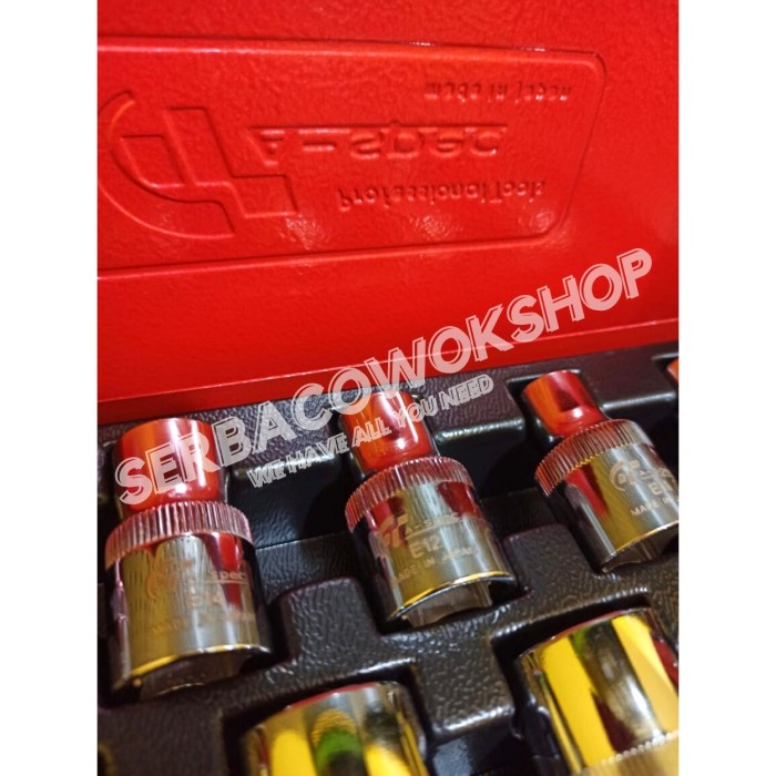 A-Spec Star Socket Set 1/2&quot; 9 Pcs E10 - E24 Mata SOck Bintang Termurah