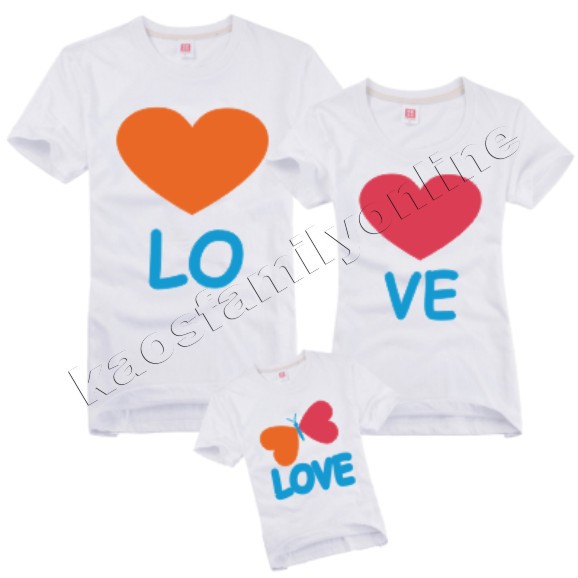 Baju Kaos Keluarga Family Couple Gathering Request Nama Custom Termurah