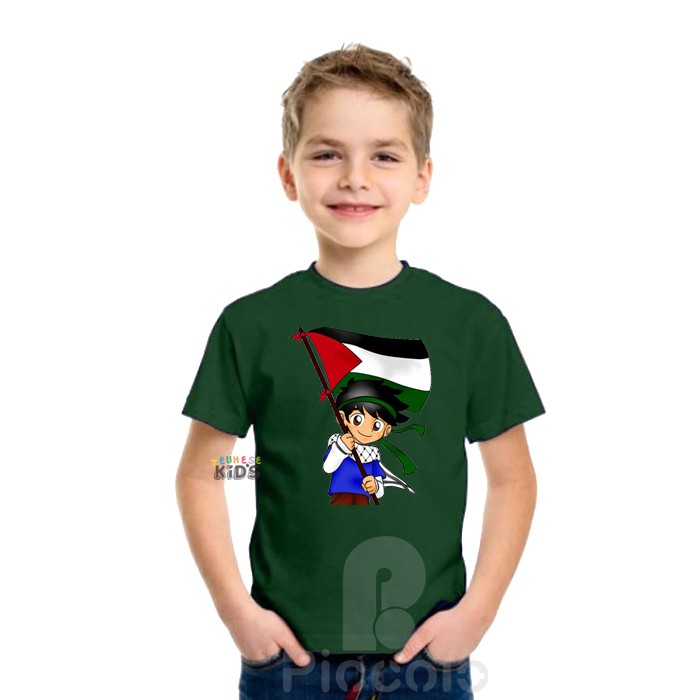 kaos anak anak/Kaos Palestina Kaos Muslim Kualitas Premium terbaru