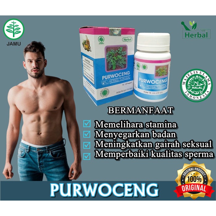 

HIU PURWOCENG KAPSUL HERBAL meningkatkan stamina Vitalitas dan gairah seksual pria aman BPOM