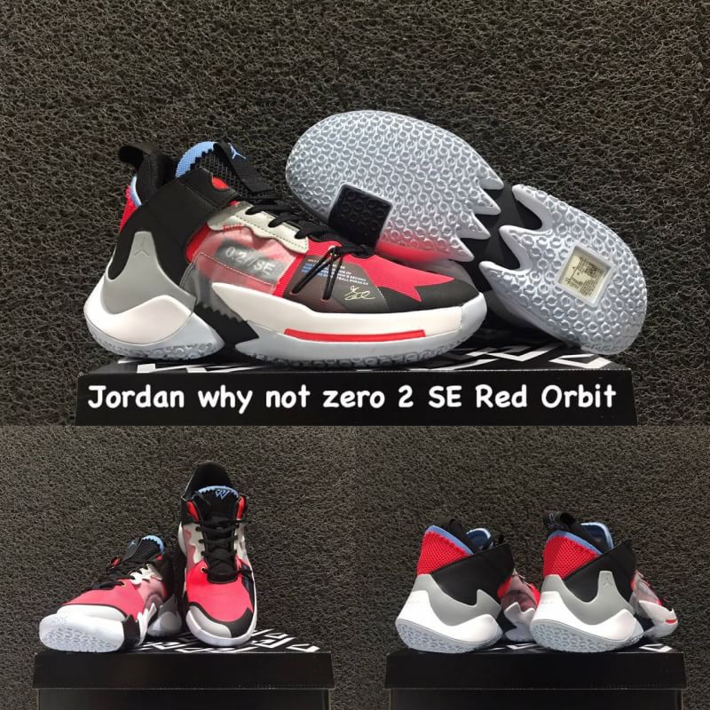SEPATU BASKET NIKE AIR JORDAN WHY NOT ZERO 2 RED ORBIT
