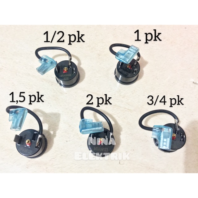 OVERLOAD AC BULAT 0,5PK 3/4PK 1PK 1,5PK 2PK KLIXON