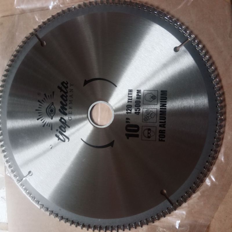 mata gergaji kayu 10 inch x 120 t tjap mata carbide tipped saw